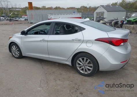 2016 Hyundai Elantra Se из США, поврежденный, VIN 5NPDH4AE3GH659618